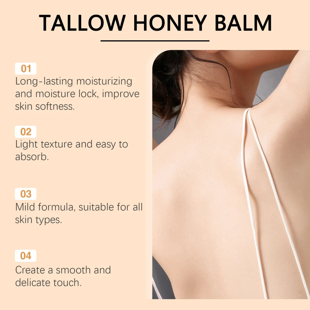 Whipped Tallow Honey Moisturizing Balm
