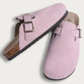 Crestar Suede Cork Footbed Clogs