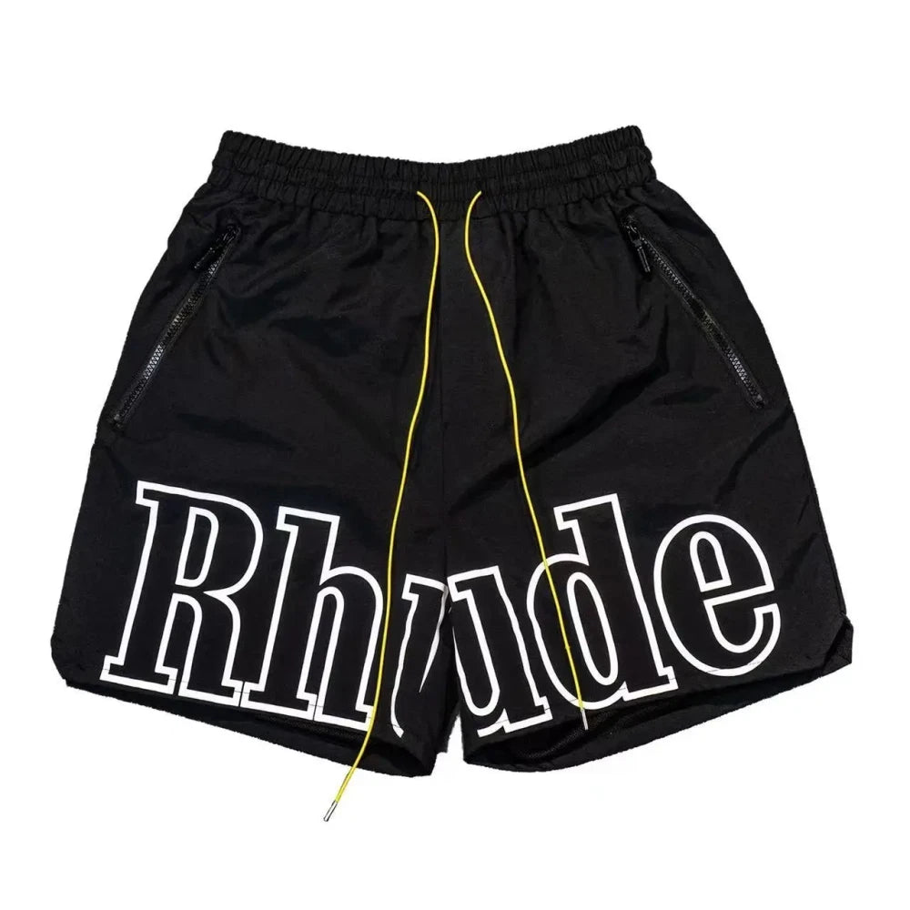 Rhude Letter Printed Casual Shorts