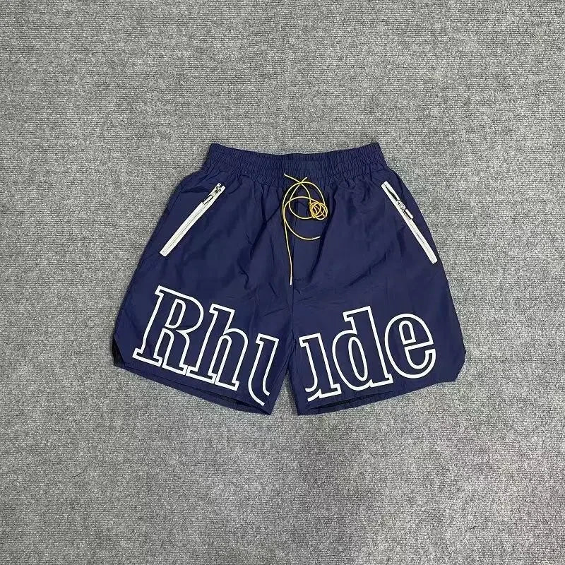Rhude Letter Printed Casual Shorts