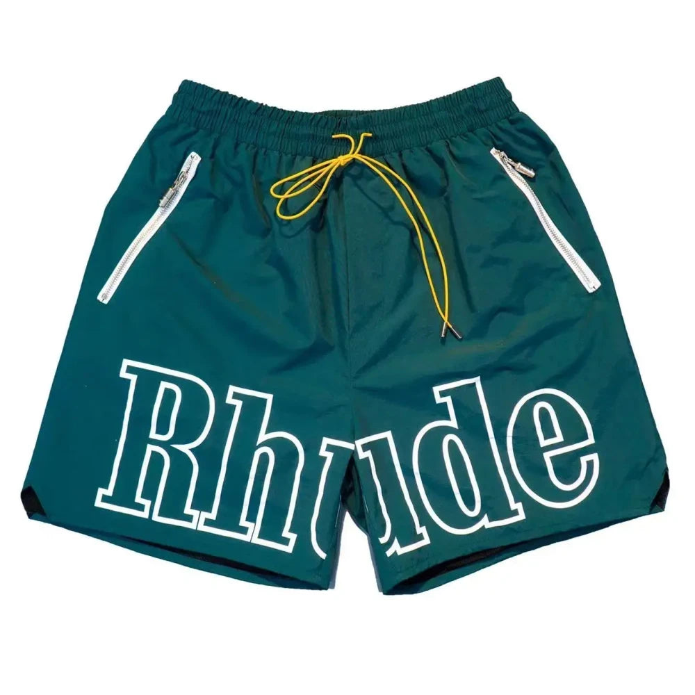 Rhude Letter Printed Casual Shorts