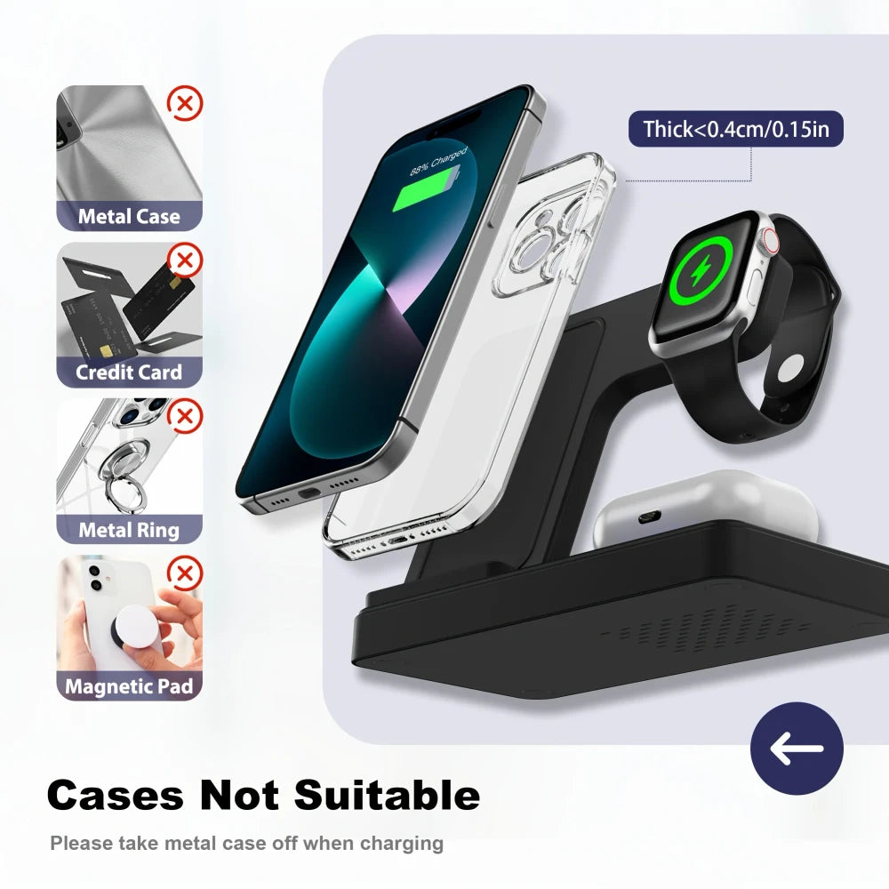Magnetic Wireless Charging Station
