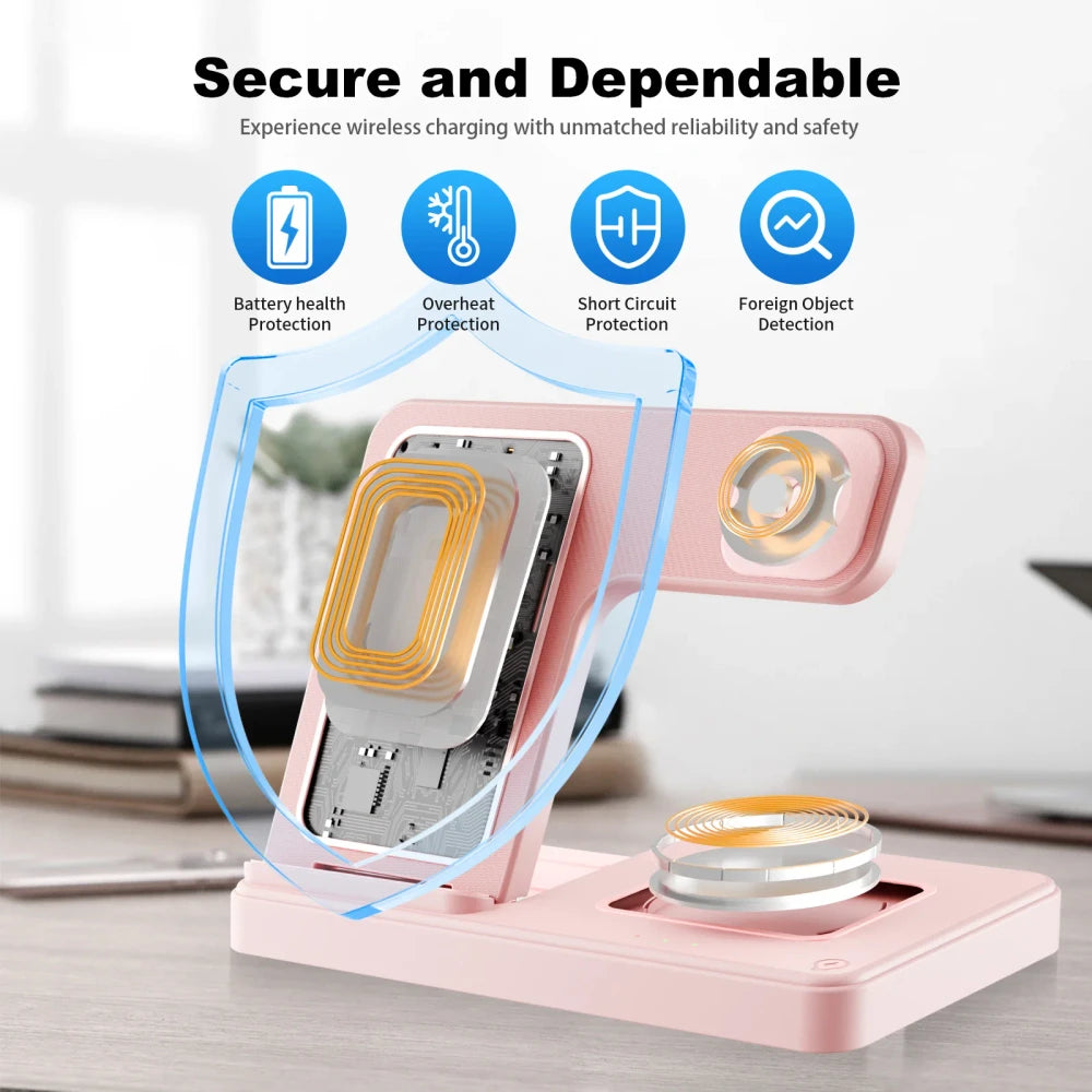 Magnetic Wireless Charging Station